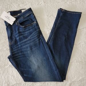 Calvin Klein Slim Straight Jeans 34X34 NWT Stretch Medium Blue